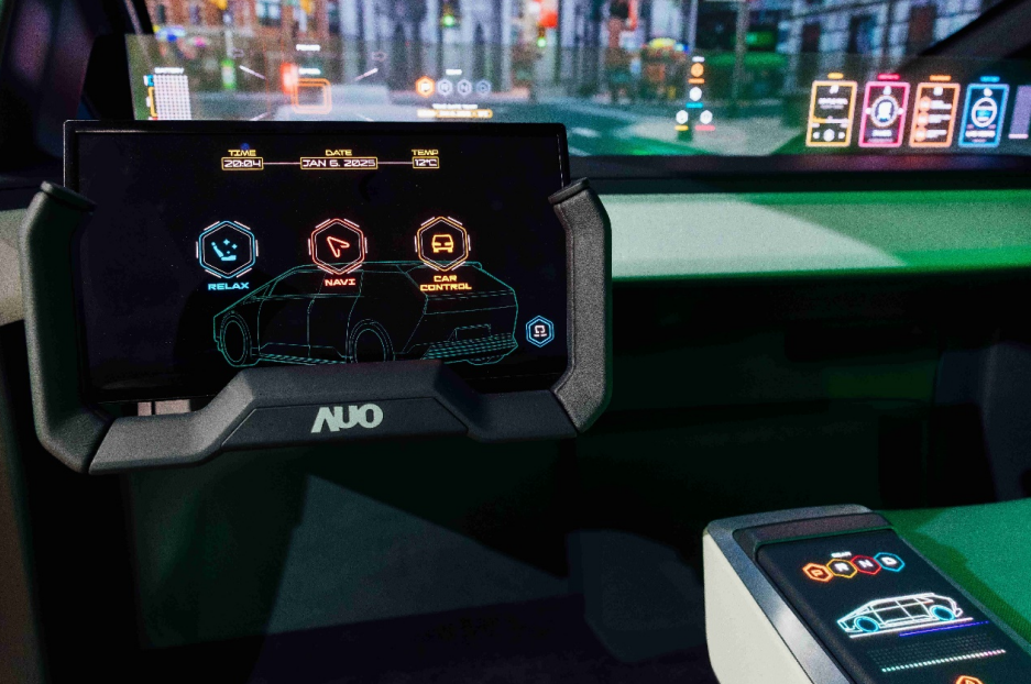 AUO CES 2025 exhibition area exciting unpacking- Smart Cockpit 2025 rides in Las Vegas and sets off a whirlwind of smart travel